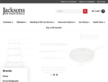 Tablet Screenshot of jacksonsofsaintfield.com